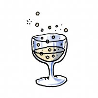 wine, festive, carbon dioxide