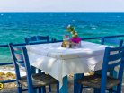 Greek taverna table