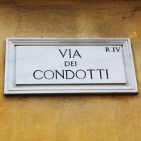 via del condotti rome italy