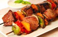 souvlaki, skewer