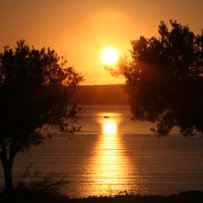 320 X 320: GREECE - PELOPONNESE- MESSINIA - COSTA NAVARINO SUNSET