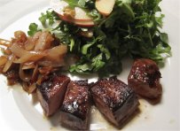 Calf Liver in Raspberry Vinegar