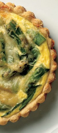 Tarte with Asparagus and Chicken Mousse