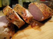 Pork Tenderloin with Almonds