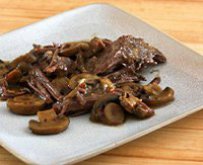 Pot Roast with Tomato and Mushrooms