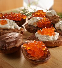  Ψητές πατάτες με Cottage Cheese και μπρικ