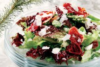 Green Salad with Asparagus and Crispy Prosciuto