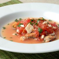 Mussels Simmered with Tomatoes and Feta (Salonika Mydia Saganaki) 