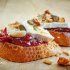 Bruschetta with tomato jam and goat cheese