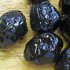 Pan-fried Wrinkled Black olives with Onions,  Oregano and Garlic