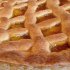 Homemade apricot jam tart
