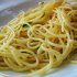 Spaghetti with garlic, parmesan and balsamic vinegar