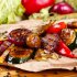 Roll grilled vegetables