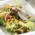 Green salad with roasted chicken