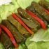 Goat Cheese with Vine Leaves and Peppers