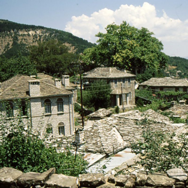 320 x 320: GREECE - EPIRUS - PAPIGO - TRADITIONAL HOUSES