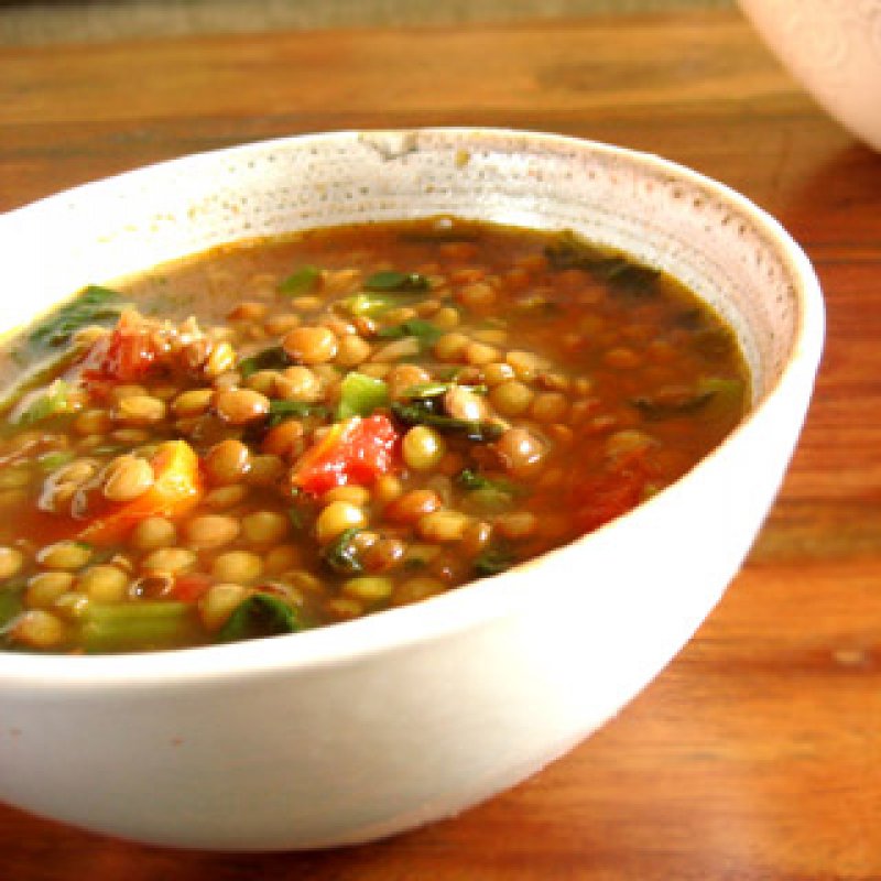 FOOD - GREECE - LENTIL SOUP (FAKES)