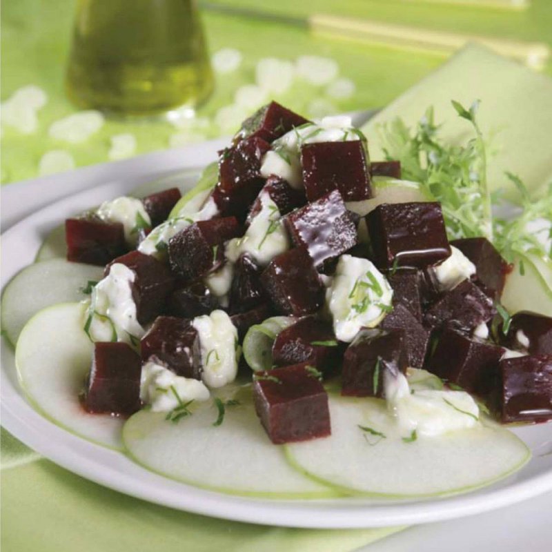 Beetroot Salad with Apples and Chios Mastiha