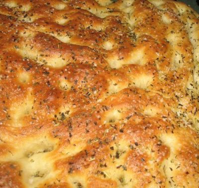 Focaccia, the italian bread 