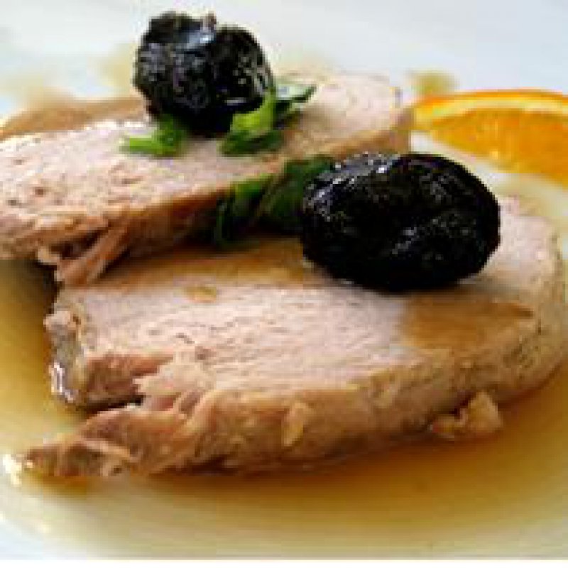 pork with orange,dinner party,meat with oranges