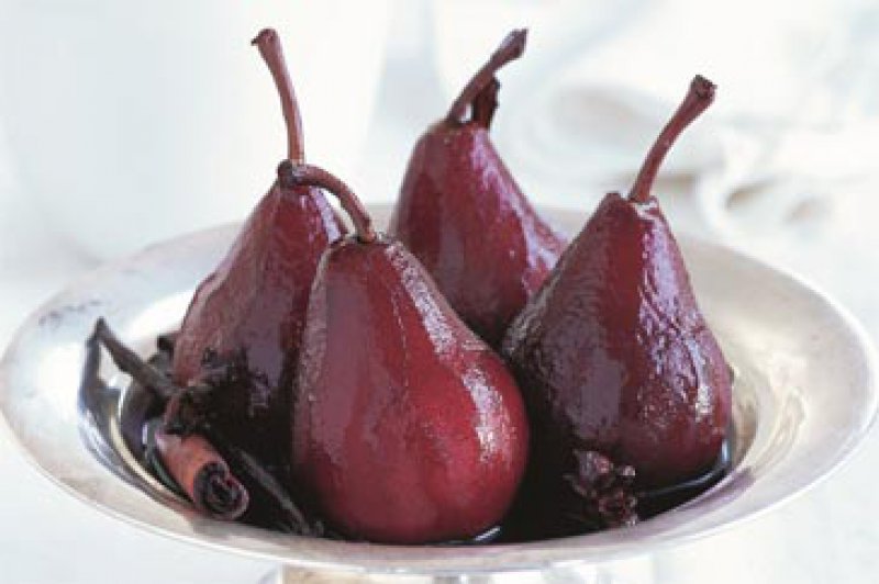 Pears in Wine