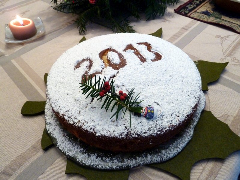 Celebratory Meal: Greek New Year Sweet Bread/Cake (Vasilopita)