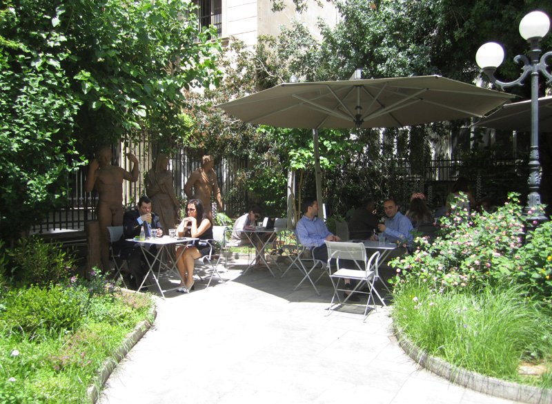 In the Garden of the Numismatic Museum of Athens
