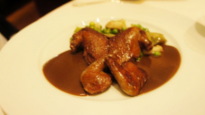 Woodcock  in Salmis Sauce