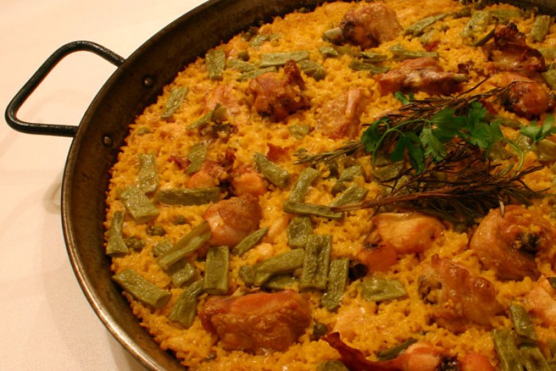 Valencian garden paella