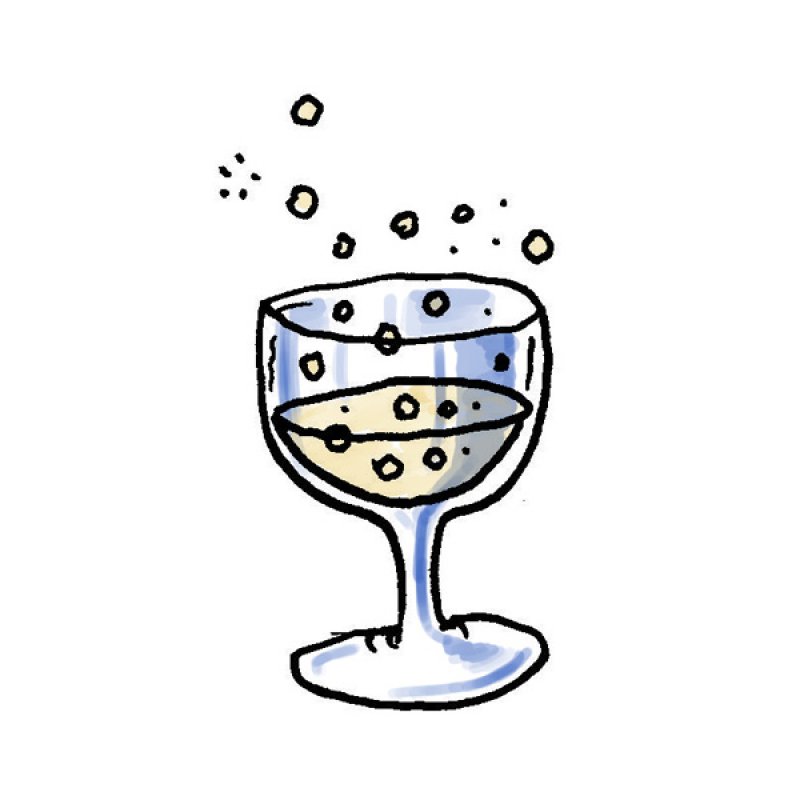 wine, festive, carbon dioxide