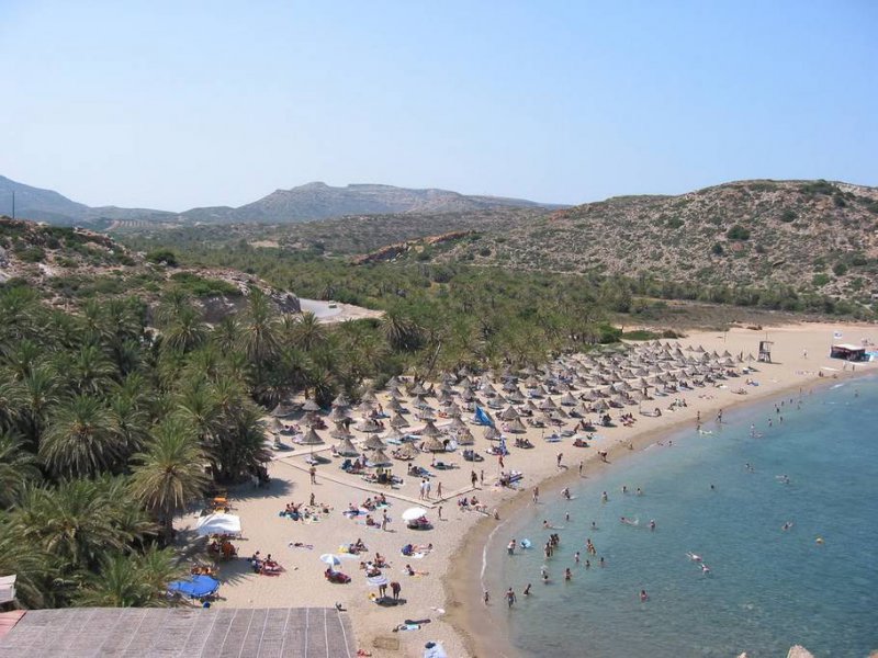 Vais beach ,Crete island