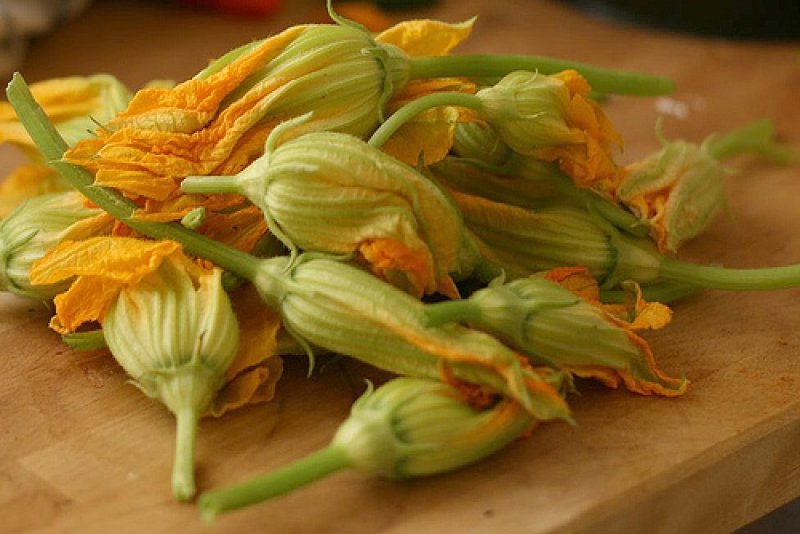 Braised Zucchini Blossom