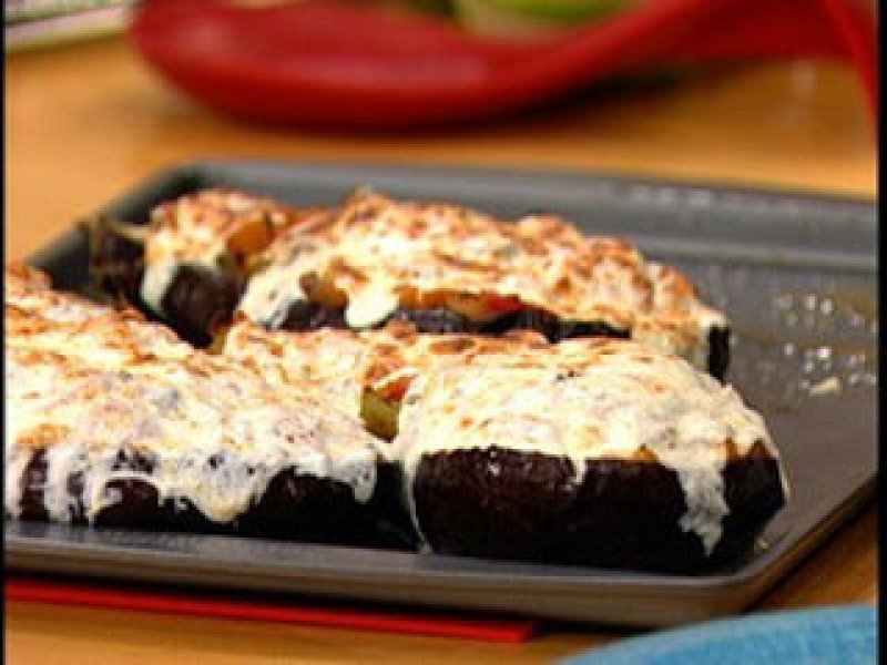 Stuffed Aubergines 