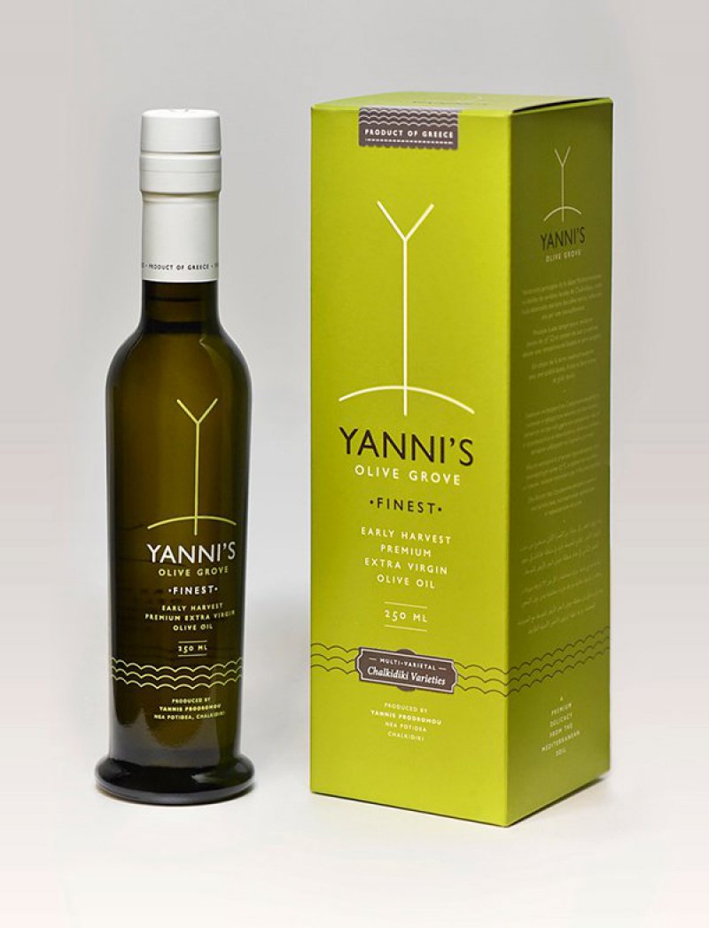 Εξαιρετικό αγουρέλαιο Χαλκιδικής YANNI'S OLIVE GROVE