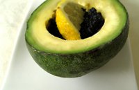 320 x 320: FOOD - AVOCADO WITH LEMON AND EGG ROE