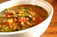 FOOD - GREECE - LENTIL SOUP (FAKES)