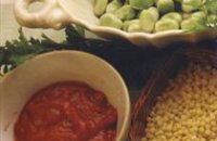 210 x 210: FOOD - BROAD BEANS - TOMATO SAUCE