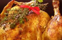 ROAST CHICKEN WITH FRESH HERBS