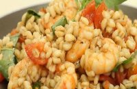 barley,  seafood, vegetables, healthy food, easy to do meals, quick food