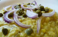  Fava from Santorini with Caper Sauce