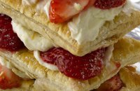 Millefeuille with Mascarpone and Strawberries