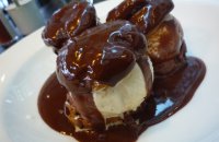 chocolate profiteroles