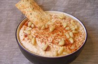 Garbanzo  Beans with Sesame Spread 