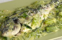  Dorado with Celery in Egg and Lemon Sauce