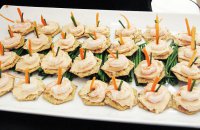 Shrimp and Cheese Canapes