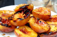 Peaches with Pomegranates and Rosemary