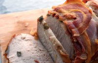 Crisp Pancetta Baked Pork Fillet