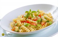 Fusilli with Zucchini and Ham 