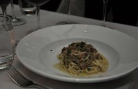 Orange Tagliolini  with Duck Ragout