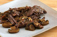Pot Roast with Tomato and Mushrooms